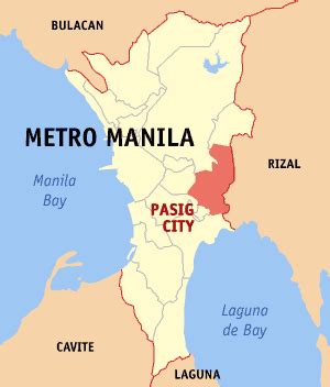 pasig philippines map